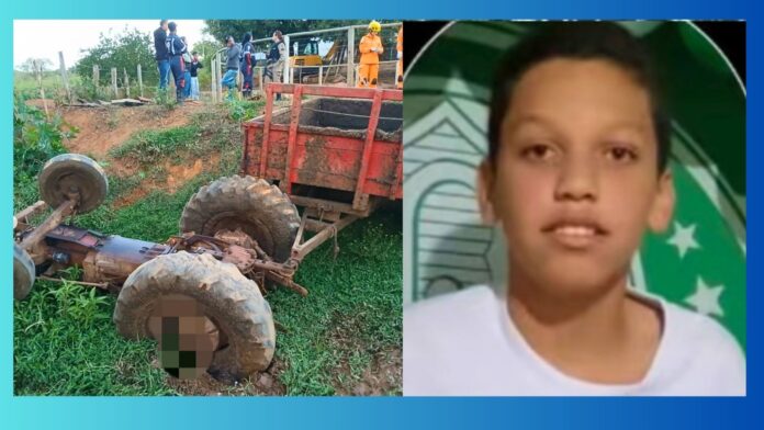 MG: adolescente de 12 anos morre após pegar trator do pai e cair com o veículo em represa