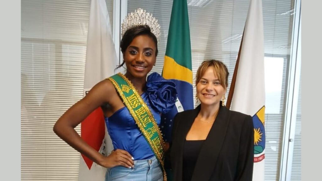 Jovem miss de 12 anos, de Conselheiro Lafaiete, pede apoio à cultura em reunião na Cidade Administrativa