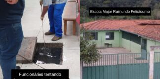 Após esgoto entupido por estudantes, escola de Amarantina deixa pais decidirem sobre presença de alunos Após esgoto entupido por estudantes, escola de Amarantina deixa pais decidirem sobre presença de alunos