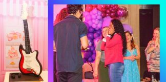 Com ‘técnica de carpintaria’, Bebel (de Itabirito) fatura 2º lugar em workshop em BH com seu ‘bolo guitarra’ Com ‘técnica de carpintaria’, Bebel (de Itabirito) fatura 2º lugar em workshop em BH com seu ‘bolo guitarra’