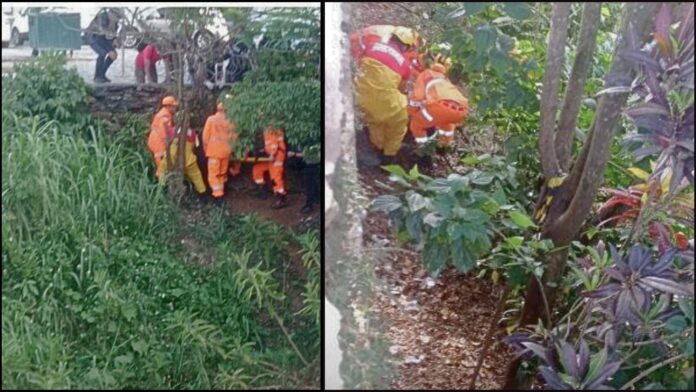 Enquanto almoçava, homem em situação de rua cai no Córrego do Funil (Ouro Preto) e fica inconsciente