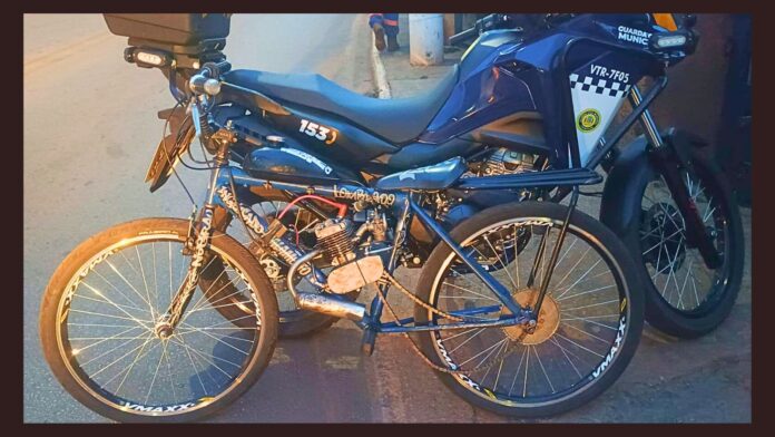 Itabirito: em resposta a denúncias de barulho excessivo, GCM apreende bike motorizada irregular