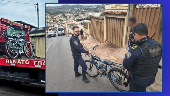 Cerco e bloqueio: GCM de Itabirito remove bike irregular com motor após denúncias de perturbação