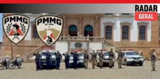 PMs de Ouro Preto, Itabirito e Mariana homenageiam policiais mortos no RJ durante combate ao CV PMs de Ouro Preto, Itabirito e Mariana homenageiam policiais mortos no RJ durante combate ao CV
