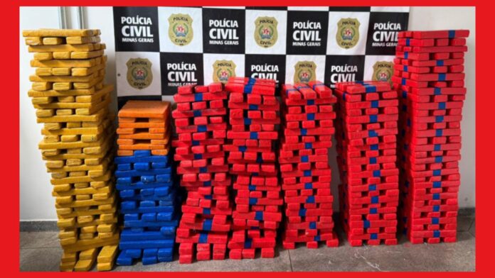 Traficante com extensa ficha criminal é pego com mais de 500 quilos de maconha em BH