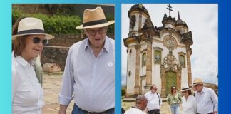 Tour reservado: rei e rainha da Suécia visitam Ouro Preto Tour reservado: rei e rainha da Suécia visitam Ouro Preto