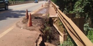 Alerta em Itabirito: viaduto na BR-356 apresenta novas trincas e buracos Alerta em Itabirito: viaduto na BR-356 apresenta novas trincas e buracos