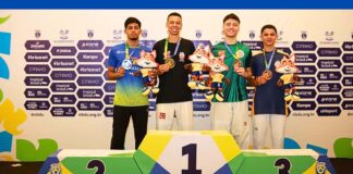 Atleta de Mariana conquista ouro nos Jogos Universitários Brasileiros em Natal Atleta de Mariana conquista ouro nos Jogos Universitários Brasileiros em Natal