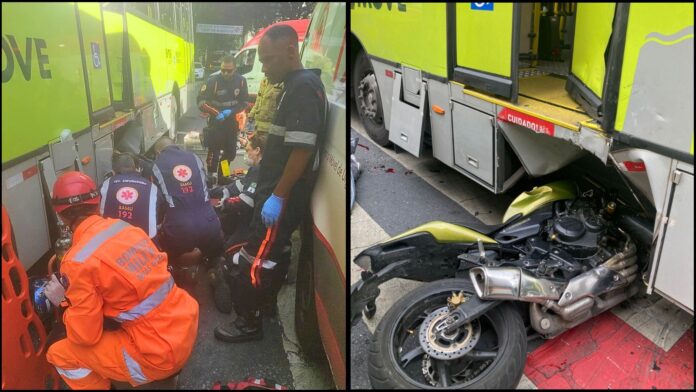 Motociclista morre após ser atingido por ônibus que avançou sinal vermelho em BH