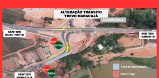Obras no Trevo do Maracujá alteram trânsito na BR-356 a partir de segunda (10/11) Obras no Trevo do Maracujá alteram trânsito na BR-356 a partir de segunda (10/11)