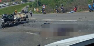 MG: 2 morrem e 1 fica ferido em acidente que envolveu 5 veículos na BR-381