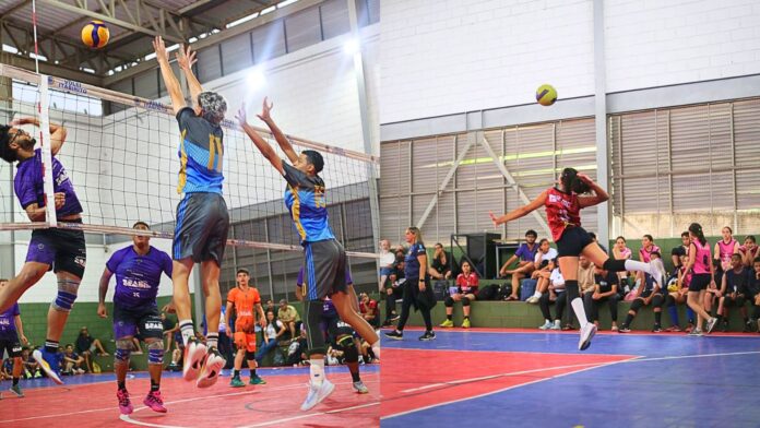Pentas domina e leva 3 troféus na 2ª semana da Copa de Vôlei, em Itabirito
