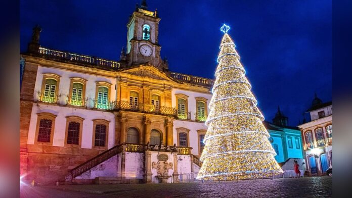 Ouro Preto acenderá luzes de Natal da Praça Tiradentes nesta sexta