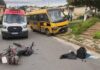 MG: choque entre moto e micro-ônibus escolar mata motociclista; VEJA VÍDEO MG: choque entre moto e micro-ônibus escolar mata motociclista; VEJA VÍDEO