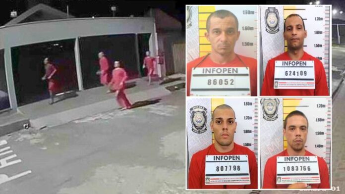 MG: 4 detentos, ligados ao PCC, fogem de penitenciária; VEJA VÍDEO
