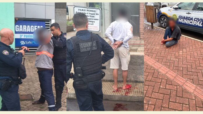 Itabirito: em 10 min, GCM atua em 2 BOs que começaram no Farid; 1 dos conduzidos deixou prisão há dias