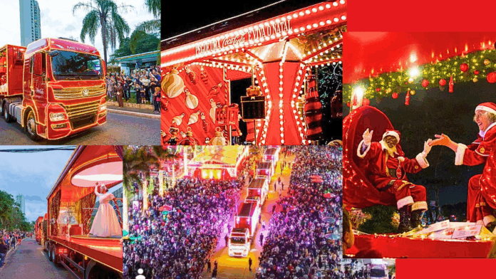 Saiba qual será o percurso da Caravana de Natal da Coca-Cola em Itabirito