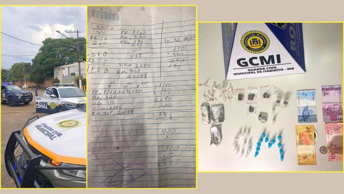 Adolescente (15) é pego, pela GCM, com considerável quantidade de drogas em Itabirito; ‘Eu ia devolver’