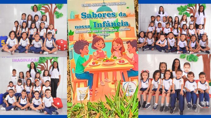 Itabirito: crianças do Cmei Anjinho Dourado transformam receitas de família em livro