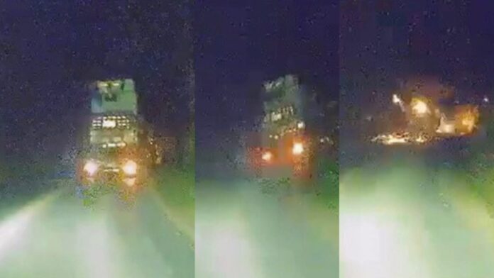 Caminhão tomba em curva da MG-129, em Mariana, e motorista morre; Veja vídeo