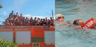 Itabirito: Brigada, Bombeiros e Itabirense compartilham saberes sobre segurança aquática Itabirito: Brigada, Bombeiros e Itabirense compartilham saberes sobre segurança aquática