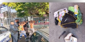 Quadra do São José, em Itabirito: menor é pego, pela GCM, vendendo crack perto de vários adolescentes Tráfico na Quadra do São José: menor é pego, pela GCM, vendendo crack perto de vários adolescentes