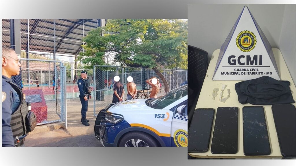 Itabirito: GCM acha pedras crack na Quadra do São José em horário repleto de crianças e adolescentes