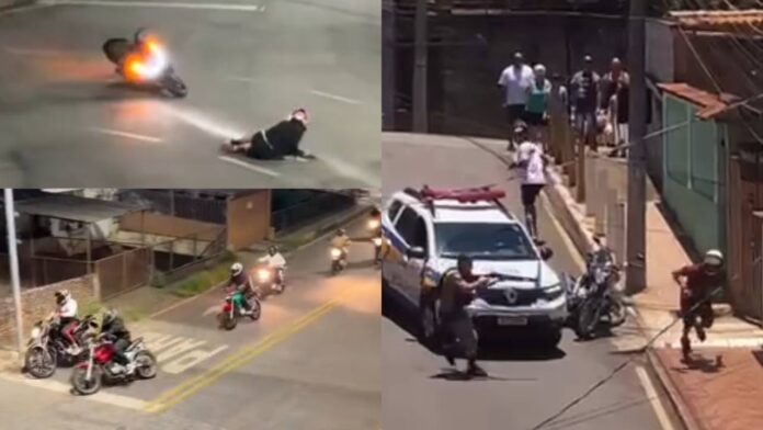 Barulho 'ensurdecedor' e grau: motoqueiros causam transtornos em Itabirito; VEJA VÍDEO