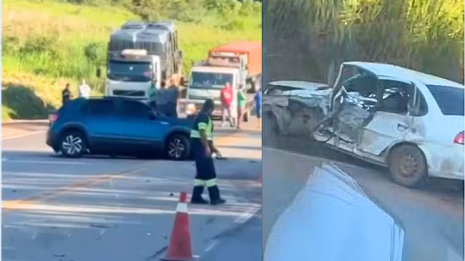 Conselheiro Lafaiete, BR-040: batida entre 3 carros deixa 1 morto e 5 feridos; VEJA VÍDEO Conselheiro Lafaiete, BR-040: batida entre 3 carros deixa 1 morto e 5 feridos; VEJA VÍDEO