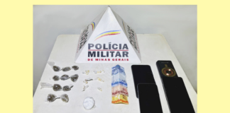 Após denúncias anônimas, monitoramento da PM resulta na prisão de traficante no Barro Preto, Mariana Após denúncias anônimas, monitoramento da PM resulta na prisão de traficante no Barro Preto, Mariana