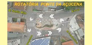 Itabirito: Rotatória da Ponte da Açucena já está funcionando; VEJA VÍDEO Itabirito: Rotatória da Ponte da Açucena já está funcionando