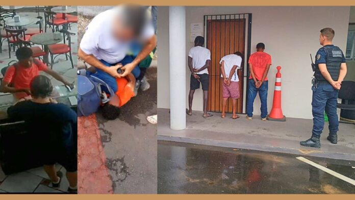 Itabirito: pai de vítima imobiliza ladrão de cartão bancário, e GCM efetua prisão; 3 detidos ao todo