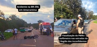 PMRv na BR-356, MG-030 e AMG-160: 53 multas, 27 recusas ao bafômetro, 11 carros e 5 motos removidos BR-356, MG-030 e AMG-0160: PMRv fiscaliza 250 veículos; foram 27 recusas ao bafômetro e 53 'multas'