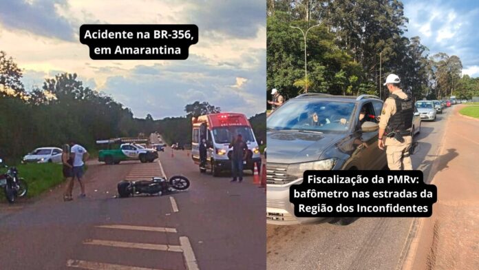 BR-356, MG-030 e AMG-0160: PMRv fiscaliza 250 veículos; foram 27 recusas ao bafômetro e 53 'multas'