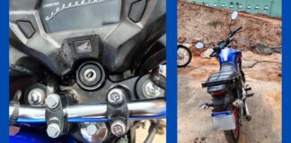 UPA de Itabirito: bandidos tentam levar moto, mas poulares avisam a dona que era atendida pelo médico UPA de Itabirito: bandidos tentam levar moto, mas poulares avisam a dona que era atendida pelo médico