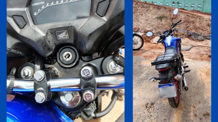 UPA de Itabirito: bandidos tentam levar moto, mas poulares avisam a dona que era atendida pelo médico