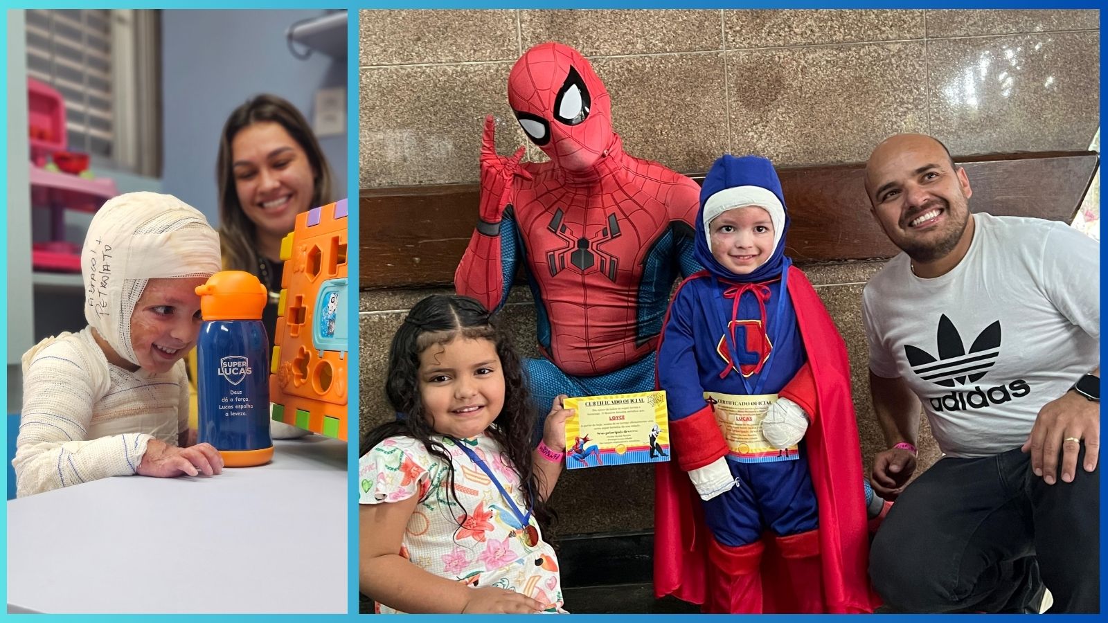 Após grave acidente com óleo quente e 2 meses de tratamento no João XXIII, menino de 4 anos tem alta Após grave acidente com óleo quente e 2 meses de tratamento no João XXIII, menino de 4 anos tem alta