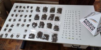 Marzagão, Itabirito: PM percorre mais de 3 km mata adentro e acha expressiva quantidade de drogas Marzagão, Itabirito: PM percorre mais de 3 km mata adentro e acha expressiva quantidade de drogas