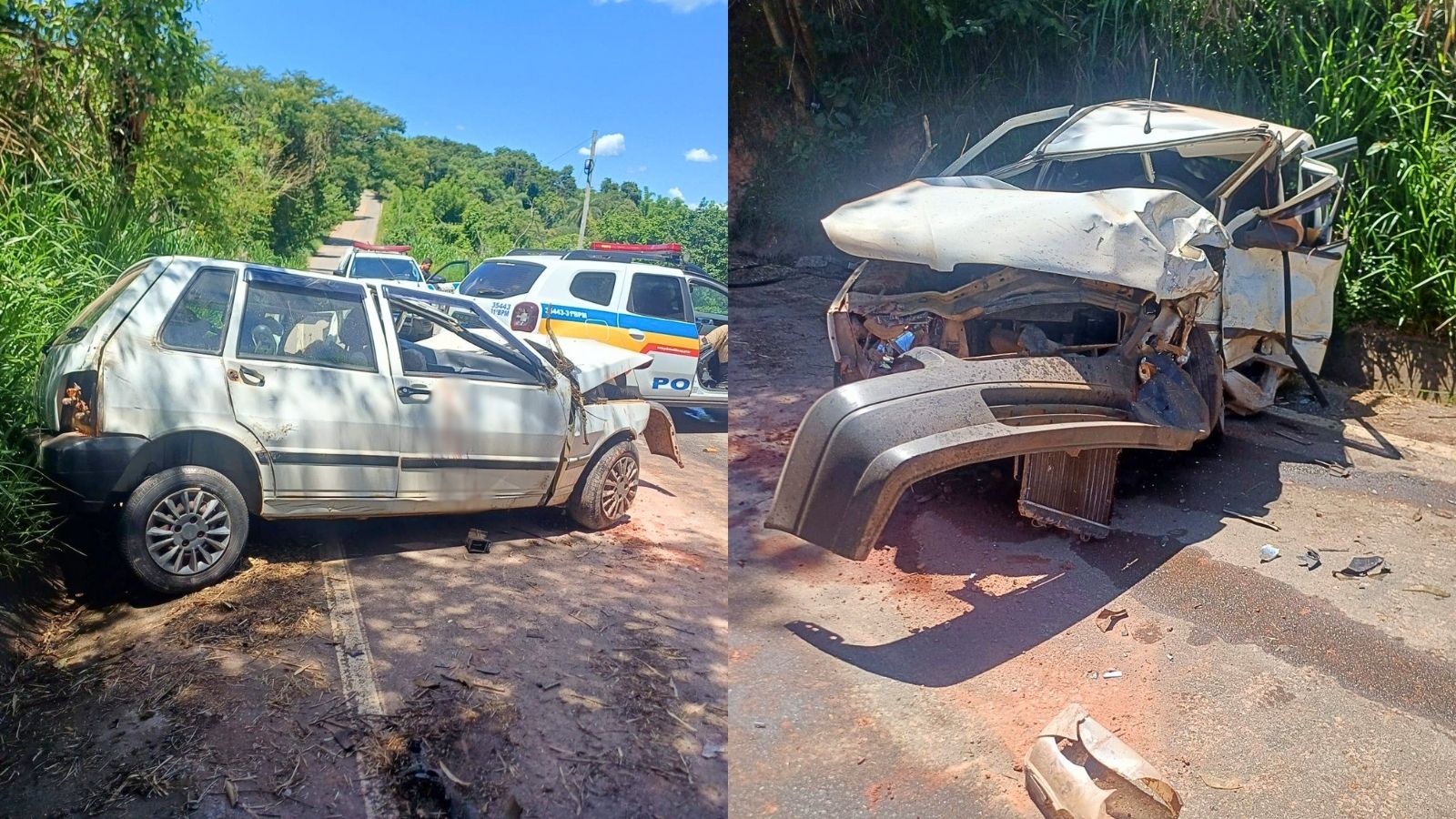 Congonhas: pai e filho morrem em colisão entre carro e caminhonete na entrada de Santa Quitéria Congonhas: pai e filho morrem em colisão entre carro e caminhonete na entrada de Santa Quitéria