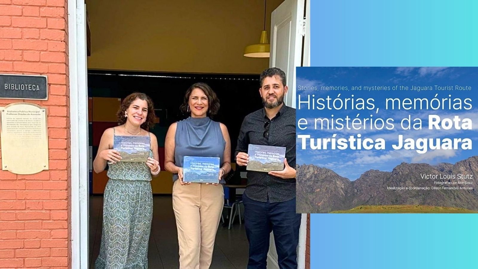 Exemplares do livro sobre a Rota Jaguara são doados à Biblioteca e às escolas públicas de Itabirito Exemplares do livro sobre a Rota Jaguara são doados à Biblioteca e às escolas públicas de Itabirito