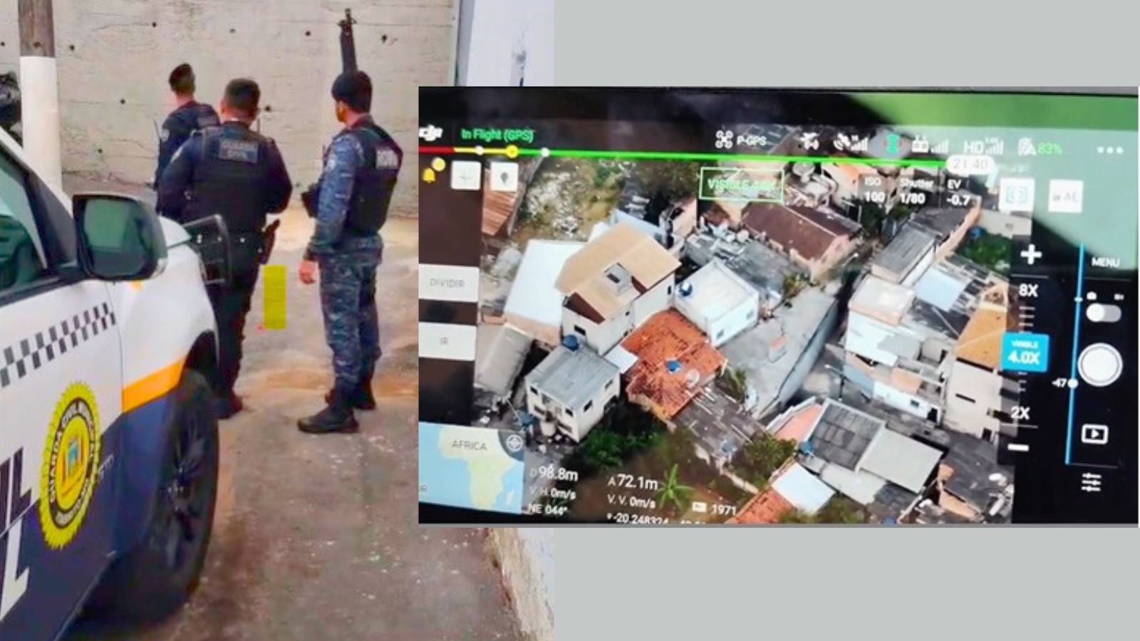 GCM de Itabirito usa drone para desarticular tráfico e garantir segurança de famílias na praça do Praia GCM de Itabirito usa drone para desarticular tráfico e garantir segurança de famílias na praça do Praia