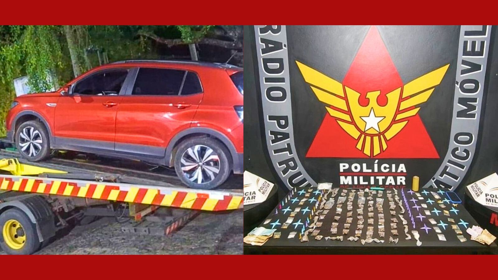 Mariana: após fuga no ‘T-Cross do tráfico’, homem com passagens por homicídios é preso com drogas Mariana: após fuga no 'T-Cross do tráfico', homem com passagens por homicídios é preso com drogas