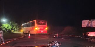 MG-262, Mariana: motociclista inabilitado morre em colisão com ônibus no trevo de Furquim MG-262, Mariana: motociclista inabilitado morre em colisão com ônibus no trevo de Furquim