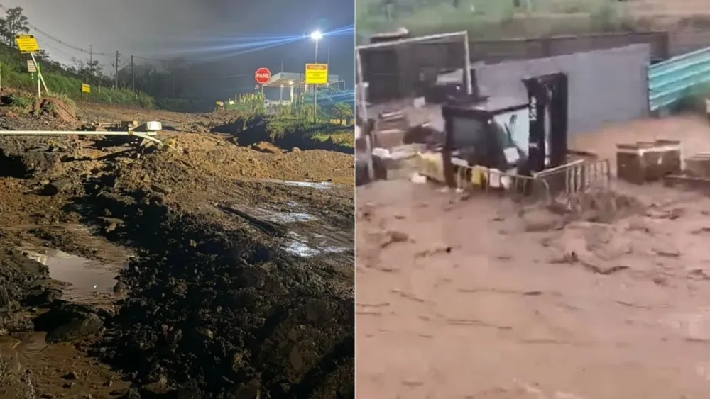 Congonhas: 2 extravasamentos em minas da Vale em 24h; o 1º foi na divisa com Ouro Preto