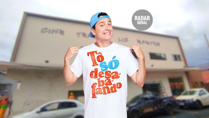 Rafael Portugal apresenta o espetáculo “Tô Só Desabafando” em Itabirito no dia 11/4