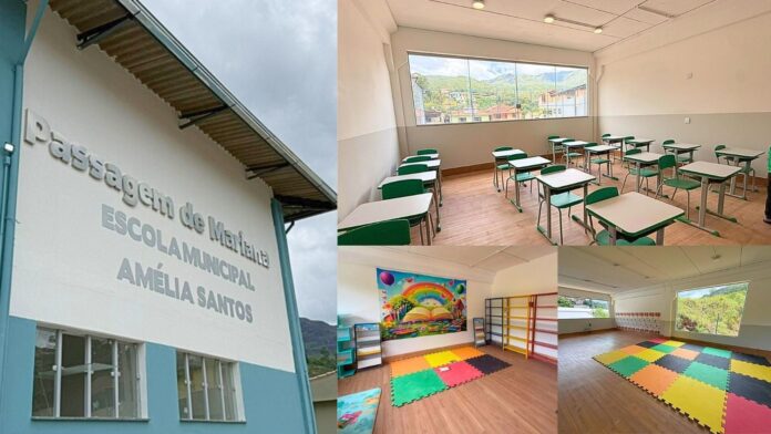 Espera de mais de 20 anos: Escola Amélia Santos é inaugurada em Passagem de Mariana