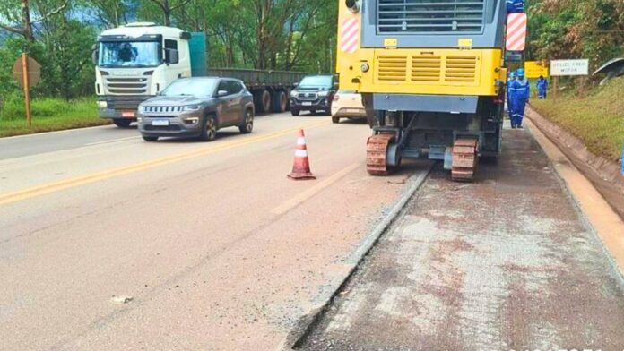 Itabirito, Ouro Preto e Congonhas têm trechos da BR-040 em obras nesta semana; veja programação