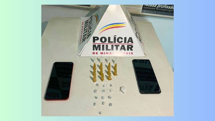 Mariana: com passagens por violência doméstica, 3 são presos por tráfico; adolescente é apreendido