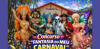 Itabirito: Concurso de Fantasias do “Meu Carnaval” vai distribuir R$ 3,5 mil em prêmios Itabirito: Concurso de Fantasias do “Meu Carnaval” vai distribuir R$ 3,5 mil em prêmios