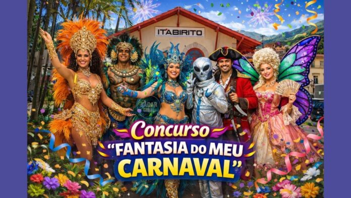 Itabirito: Concurso de Fantasias do “Meu Carnaval” vai distribuir R$ 3,5 mil em prêmios
